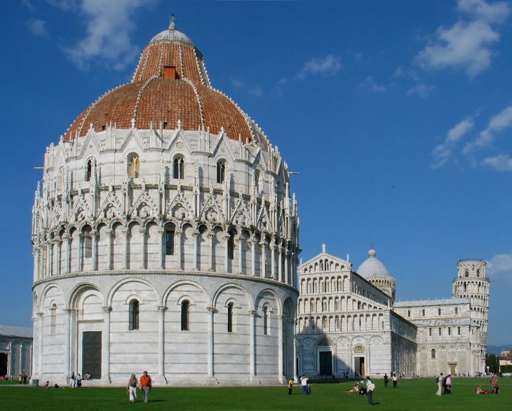 Baptisterium auf der Piazza dei Miracoli