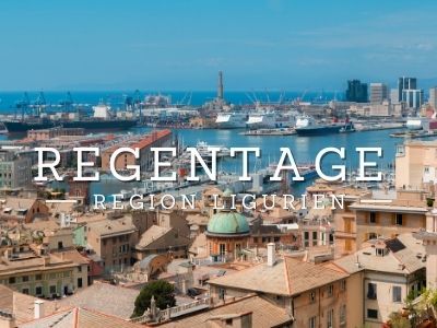 Regentage entlang der ligurischen Küste