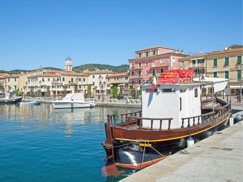 Wochenmarkt in Porto Azzurro ( Insel Elba ) - Mercato di Porto Azzurro